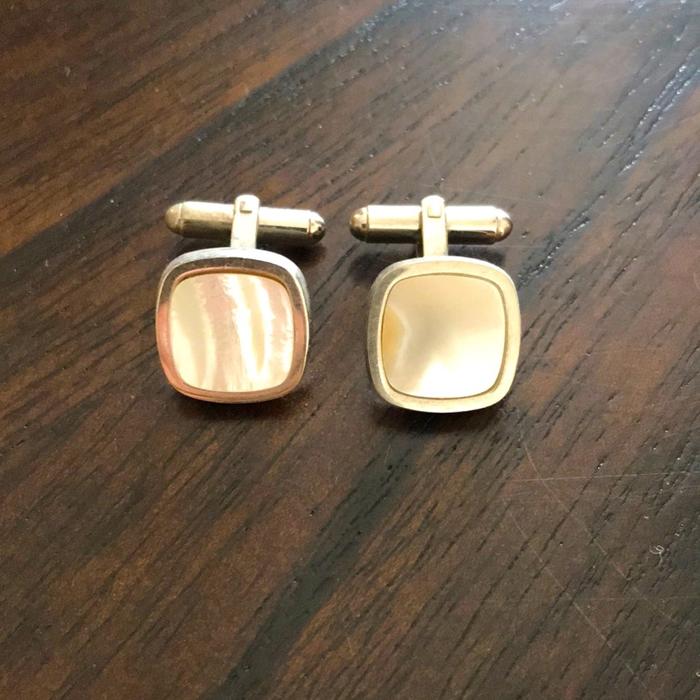 Vintage Fossil Swivel Cufflinks